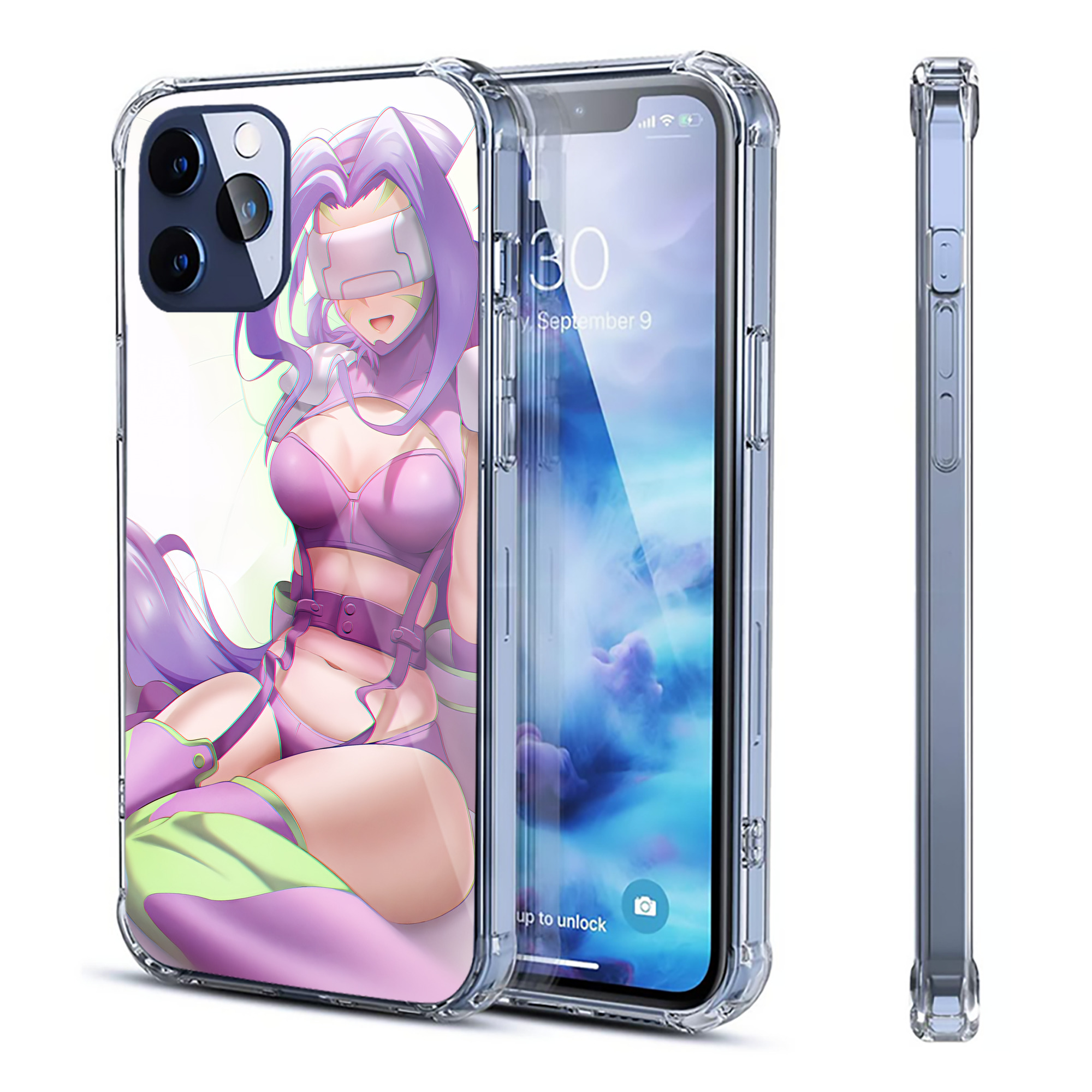 （画像用） Digimon デジタルモンスター/デジモン 【iPhone 12シリーズ対応】透明スマホケース（クリアソフトケース）